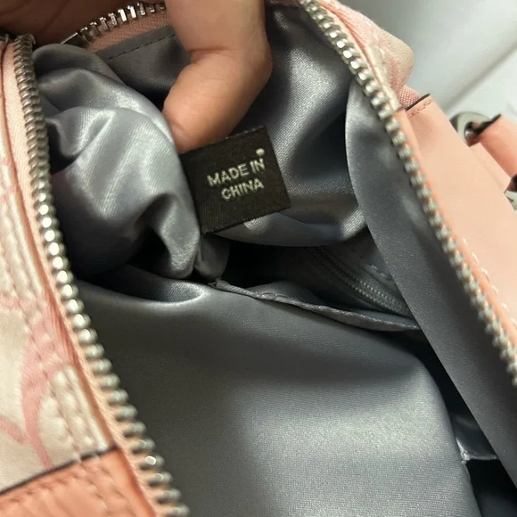 COACH ASHLEY PEONY PINK SIGNATURE CARRYALL HANDBAG SHOULDER BAG PURSE - Picture 16 of 16